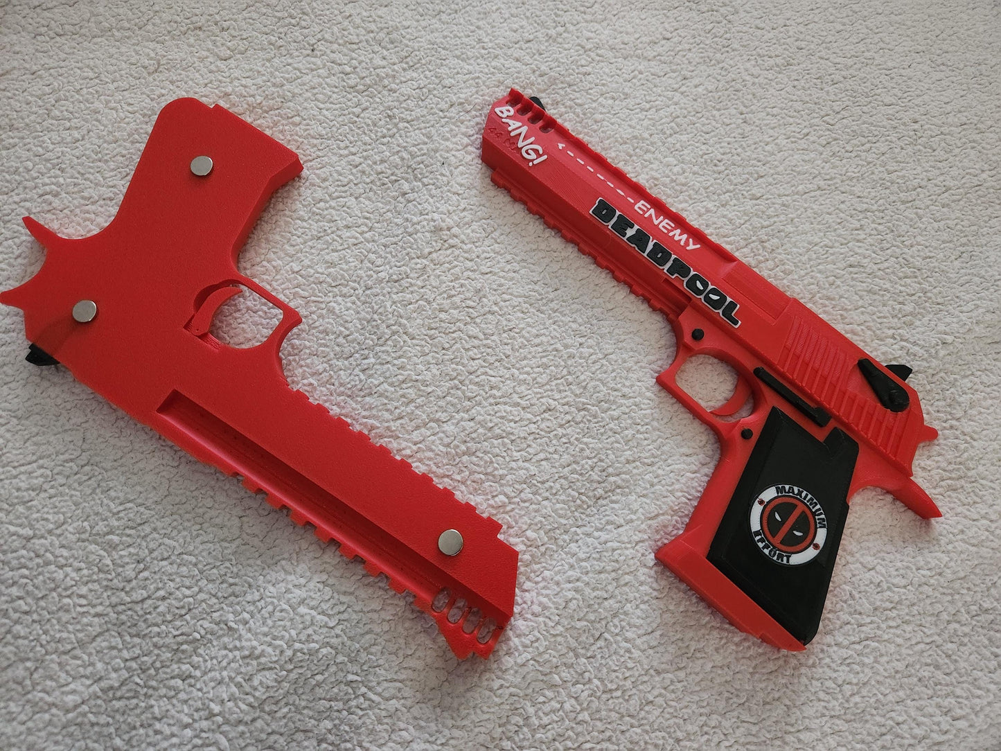 Deadpol Hand Cannon Magentic Prop for Cosplay/Decor