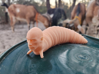 Viral 'The Rug Johnson' Rock Fidget Slug Desk Buddy - Articulated & Flexible