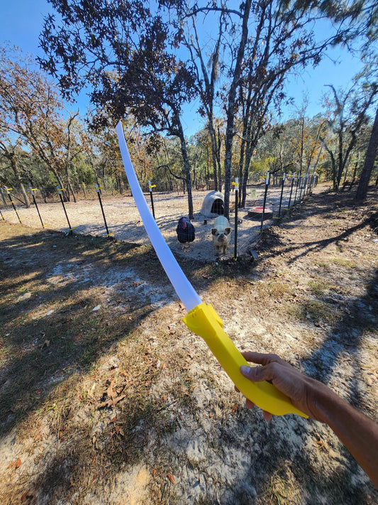 Banana Katana – Fun, Safe, and Extendable Plastic Sword (Small or Large/Glowing Option)