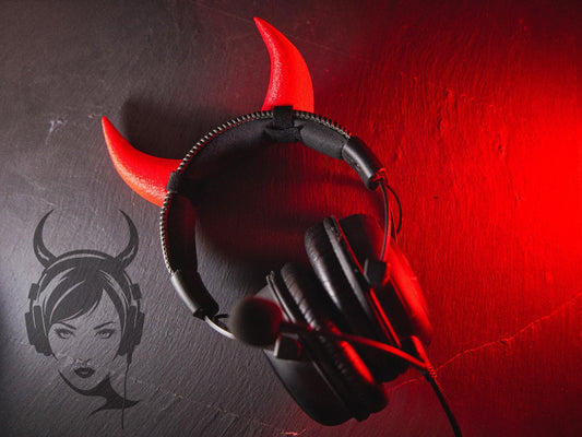 3D Printed Devil Horn Headphone Attachments – Gamer & Cosplay Ready!