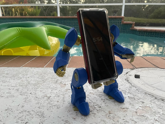 Adjustable Phone Holder – Robot Exoskeleton - Futuristic & Functional!