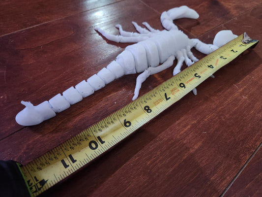 12-Inch Articulated Scorpion – Glows in Blue or Green!