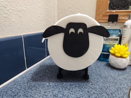 Sheep Toilet Paper Holder for Spare Rolls